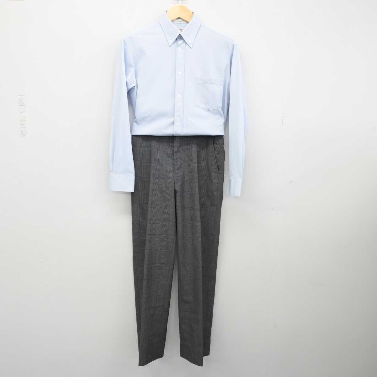 【中古】東京都 豊南高等学校 男子制服 3点 (シャツ・シャツ・ズボン) sf052510