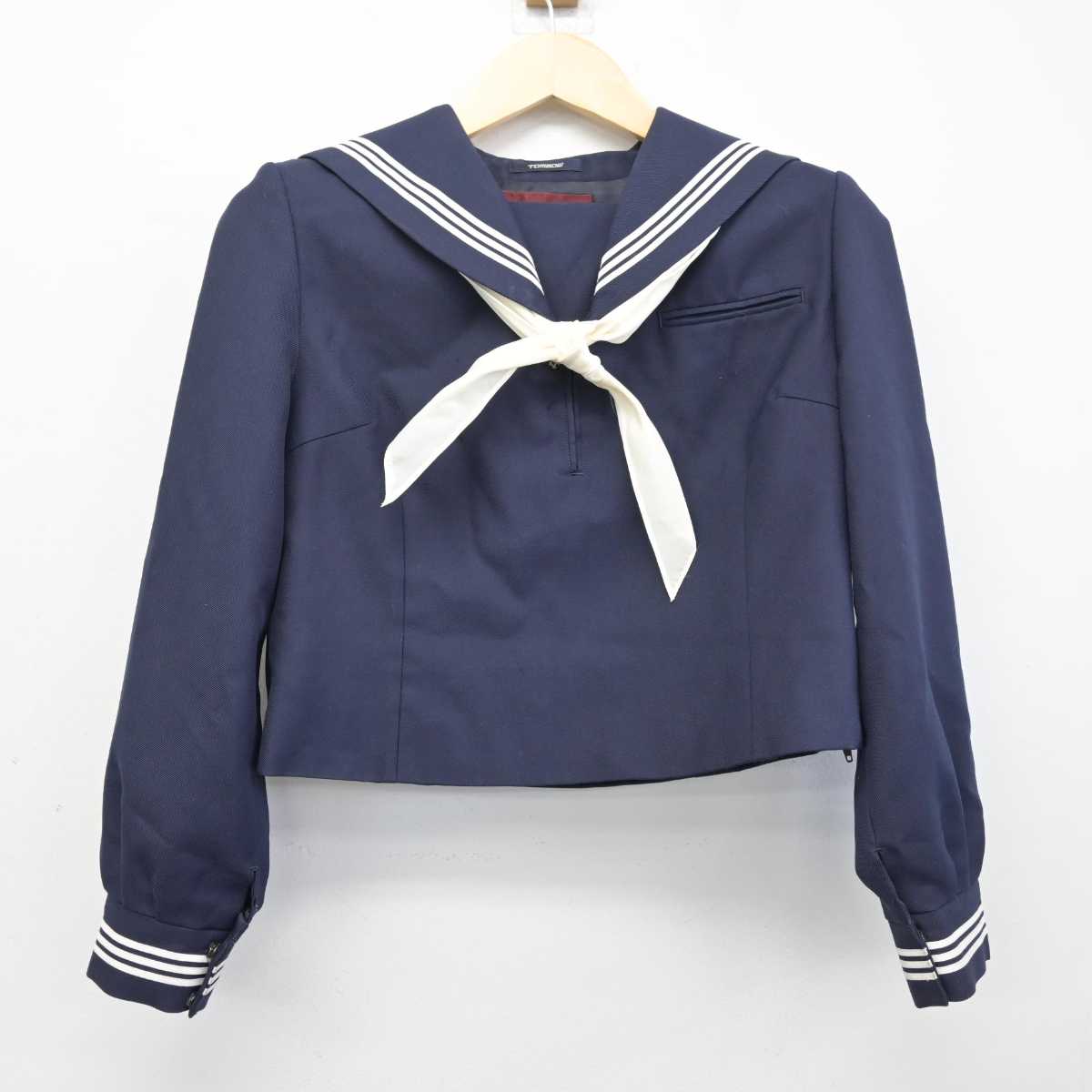 【中古】東京都 西台中学校 女子制服 3点 (セーラー服・ジャンパースカート) sf052512