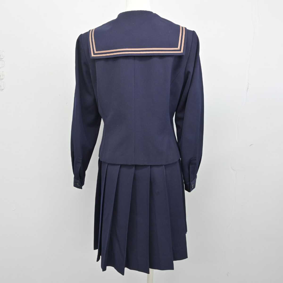 【中古】埼玉県 武蔵越生高等学校 女子制服 3点 (セーラー服・スカート) sf052524