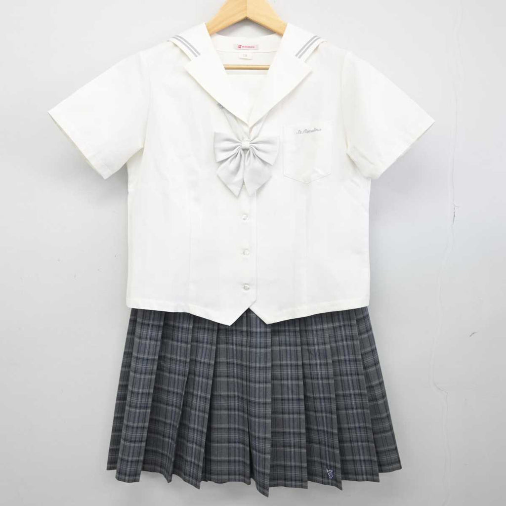 【中古】愛媛県 聖カタリナ学園高等学校 女子制服 4点 (セーラー服・スカート) sf052526 | 中古制服通販パレイド