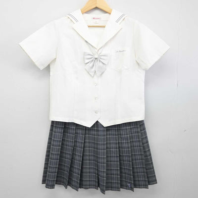 【中古】愛媛県 聖カタリナ学園高等学校 女子制服 4点 (セーラー服・スカート) sf052526