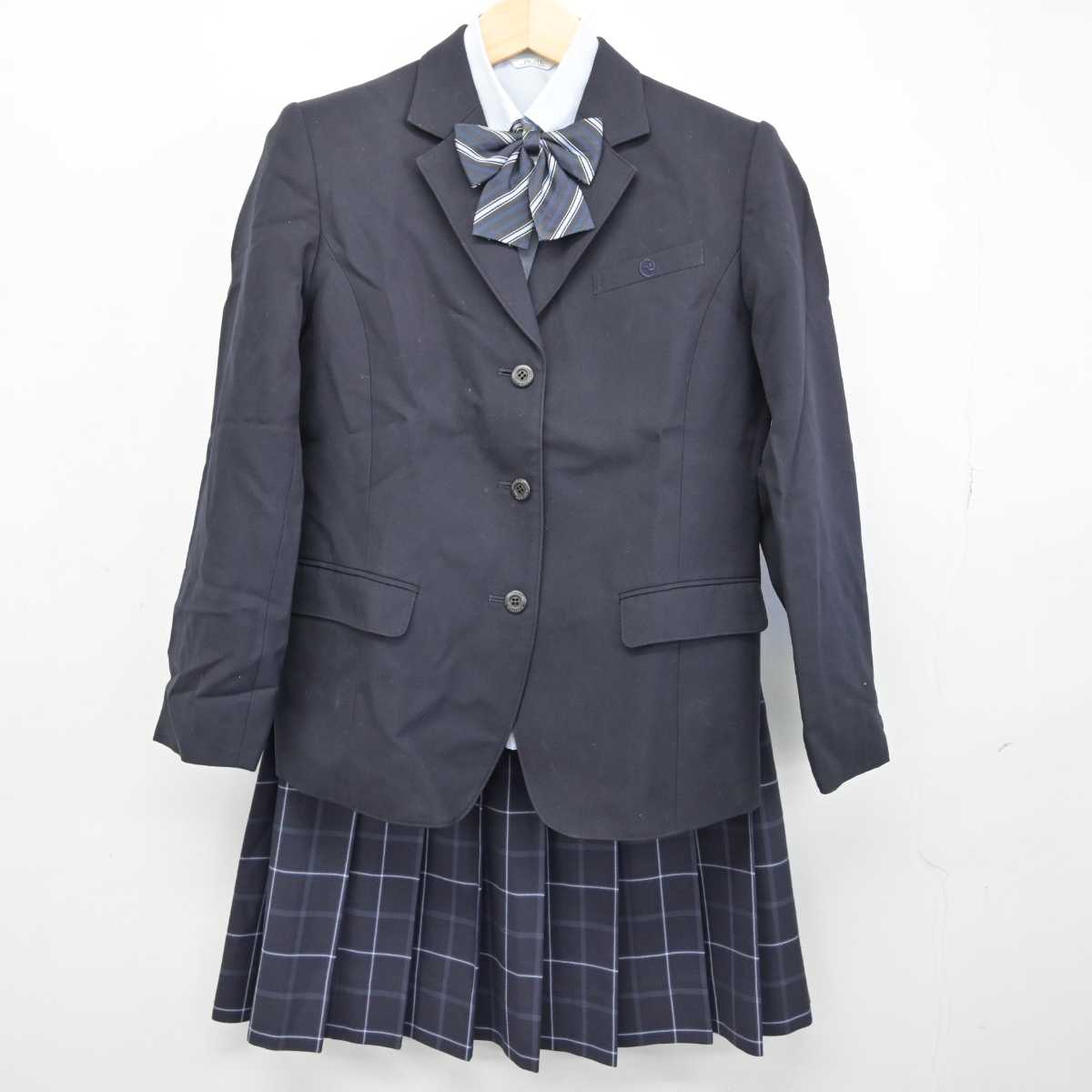 【中古】大阪府 好文学園女子高等学校 女子制服 4点 (ブレザー・シャツ・スカート) sf052540