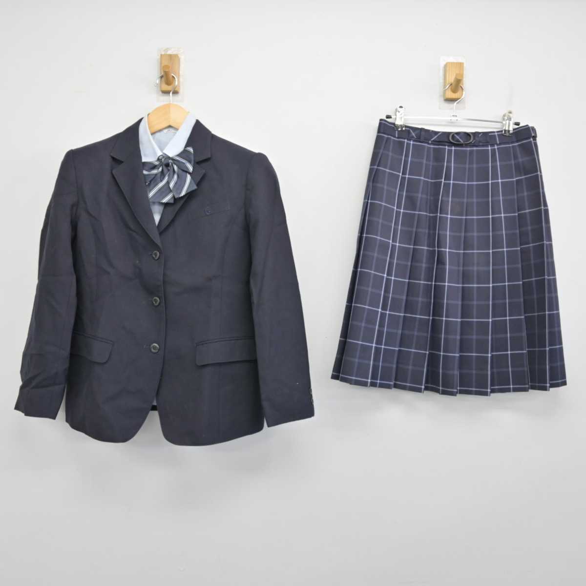 【中古】大阪府 好文学園女子高等学校 女子制服 4点 (ブレザー・シャツ・スカート) sf052540