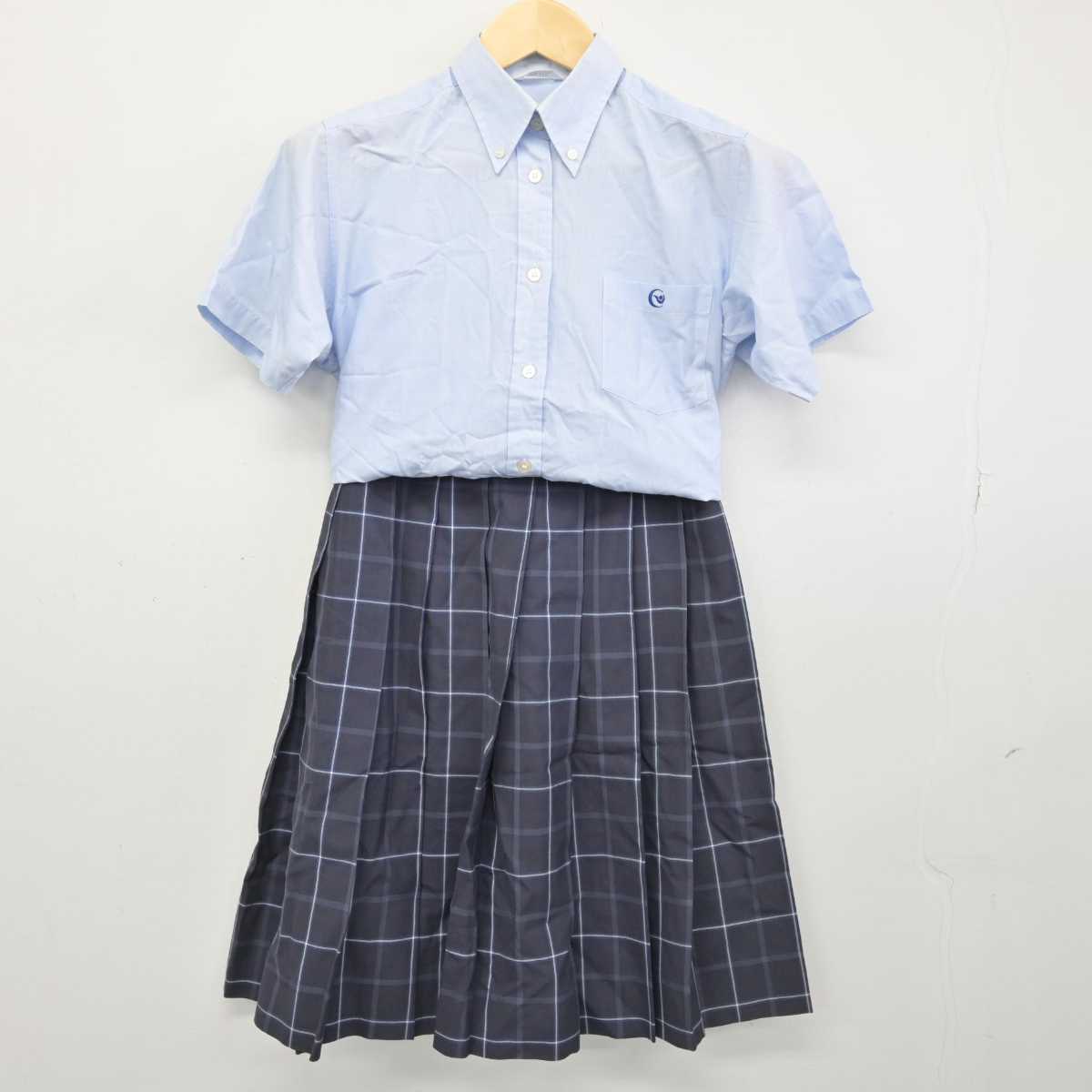 【中古】大阪府 好文学園女子高等学校 女子制服 4点 (シャツ・スカート) sf052542