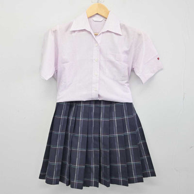 【中古】神奈川県 英理女子学院高等学校 女子制服 3点 (シャツ・スカート) sf052548