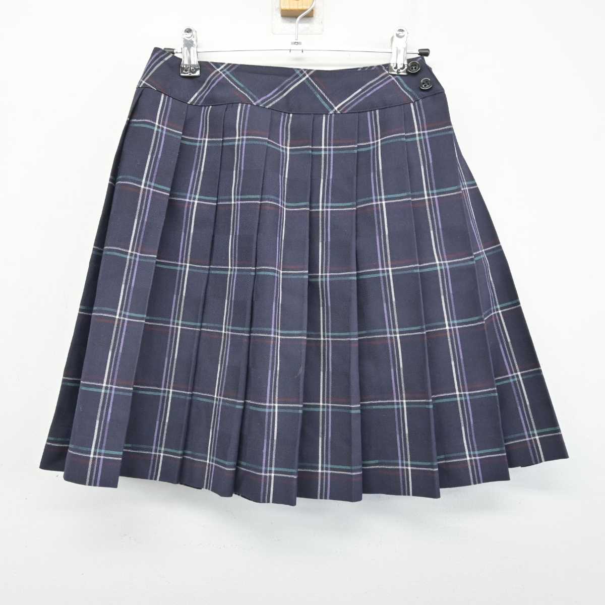 【中古】神奈川県 英理女子学院高等学校 女子制服 3点 (シャツ・スカート) sf052548