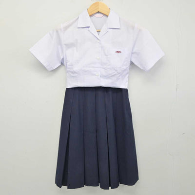 【中古】静岡県 静岡市立高等学校 女子制服 3点 (シャツ・スカート) sf052555