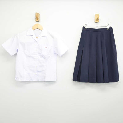 【中古】静岡県 静岡市立高等学校 女子制服 3点 (シャツ・スカート) sf052555