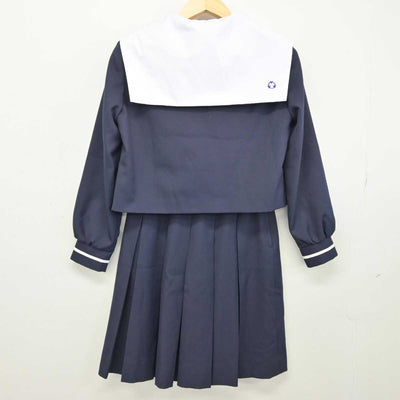 【中古】静岡県 静岡市立高等学校 女子制服 4点 (セーラー服・スカート) sf052556