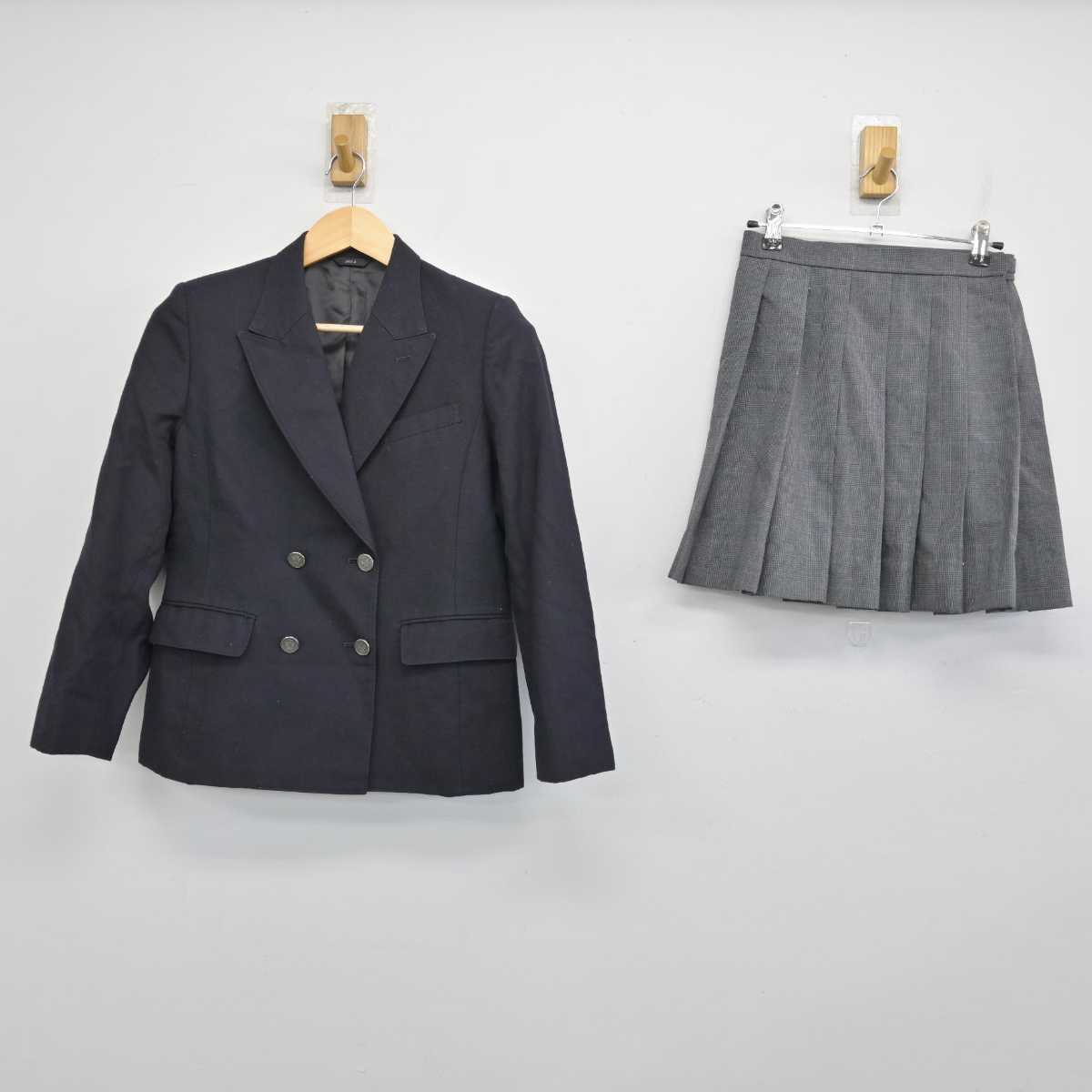 【中古】神奈川県 横浜南陵高等学校 女子制服 2点 (ブレザー・スカート) sf052558