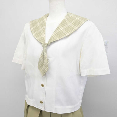 【中古】埼玉県 越谷南高等学校 女子制服 3点 (シャツ・スカート) sf052563