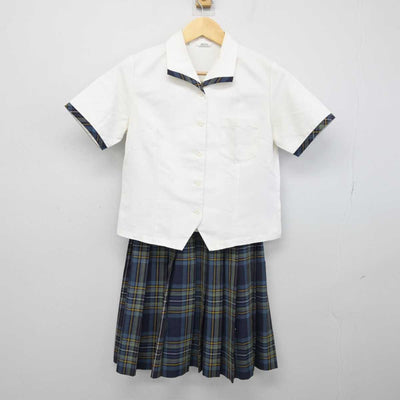 【中古】愛媛県 伊予高等学校 女子制服 3点 (シャツ・スカート) sf052569