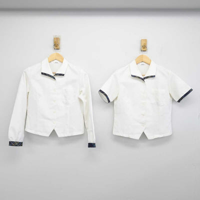 【中古】愛媛県 伊予高等学校 女子制服 2点 (シャツ) sf052570