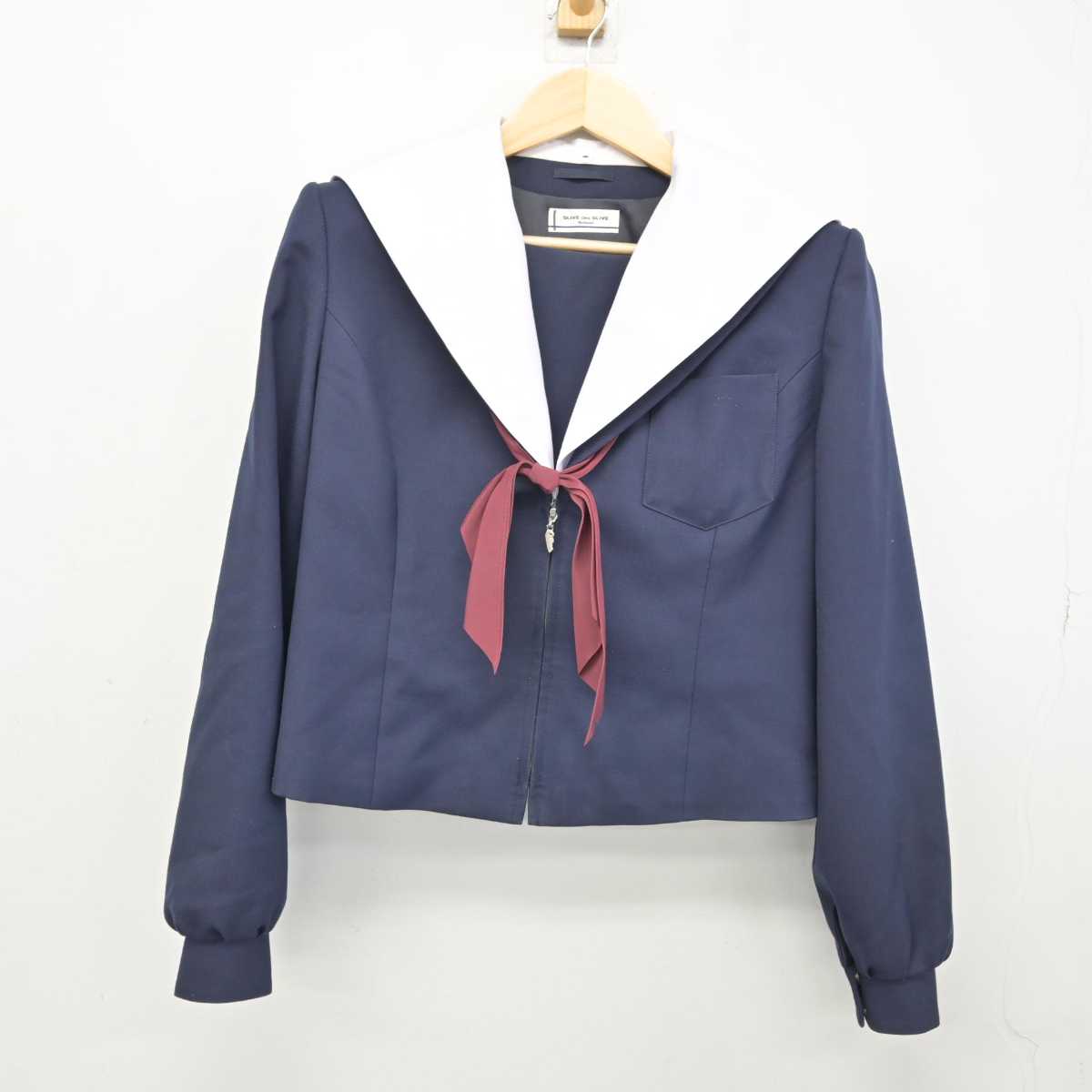 【中古】愛知県 大府北中学校 女子制服 3点 (セーラー服・スカート) sf052573