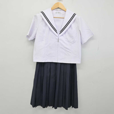 【中古】愛知県 大府北中学校 女子制服 3点 (セーラー服・スカート) sf052574