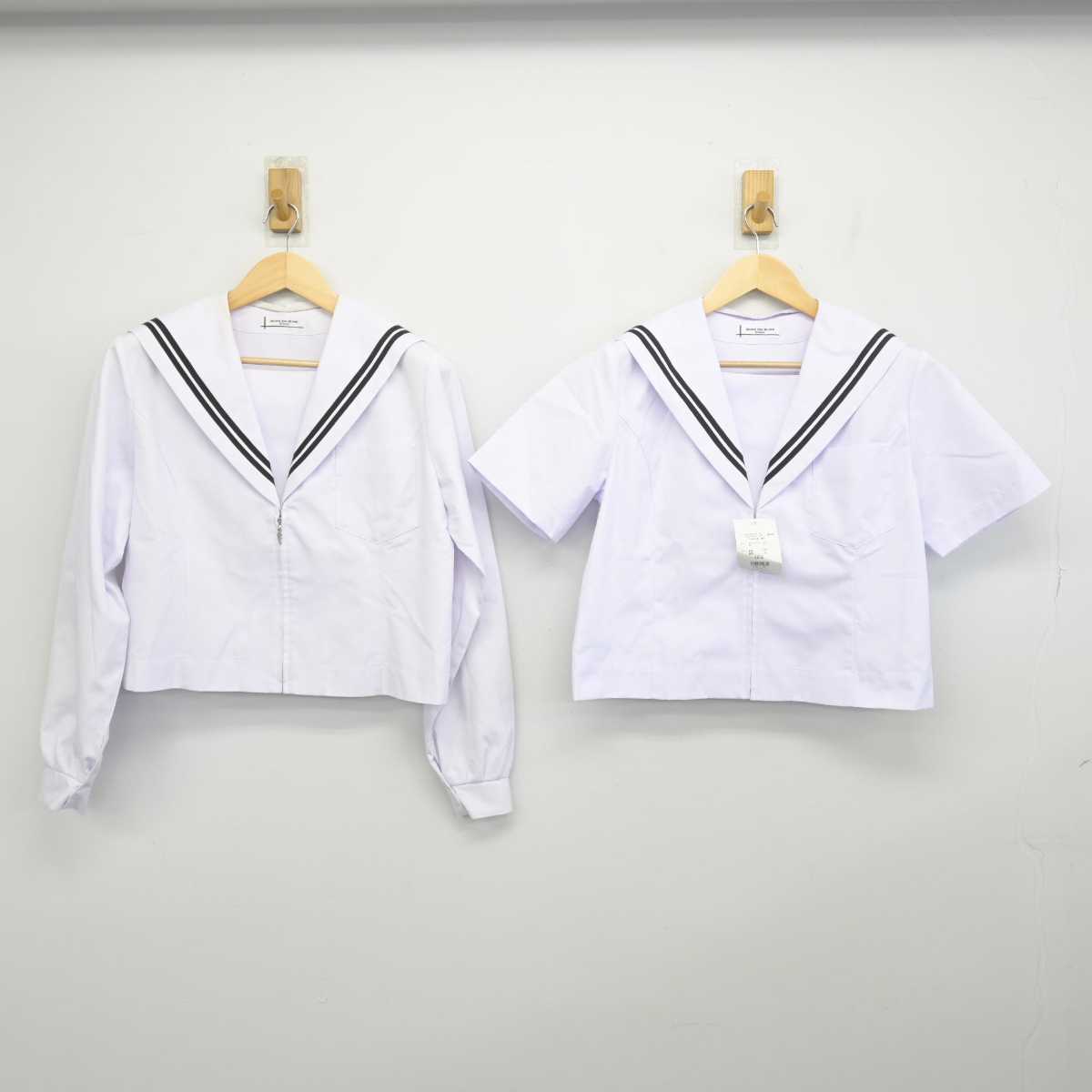 【中古】愛知県 大府北中学校 女子制服 2点 (セーラー服) sf052575