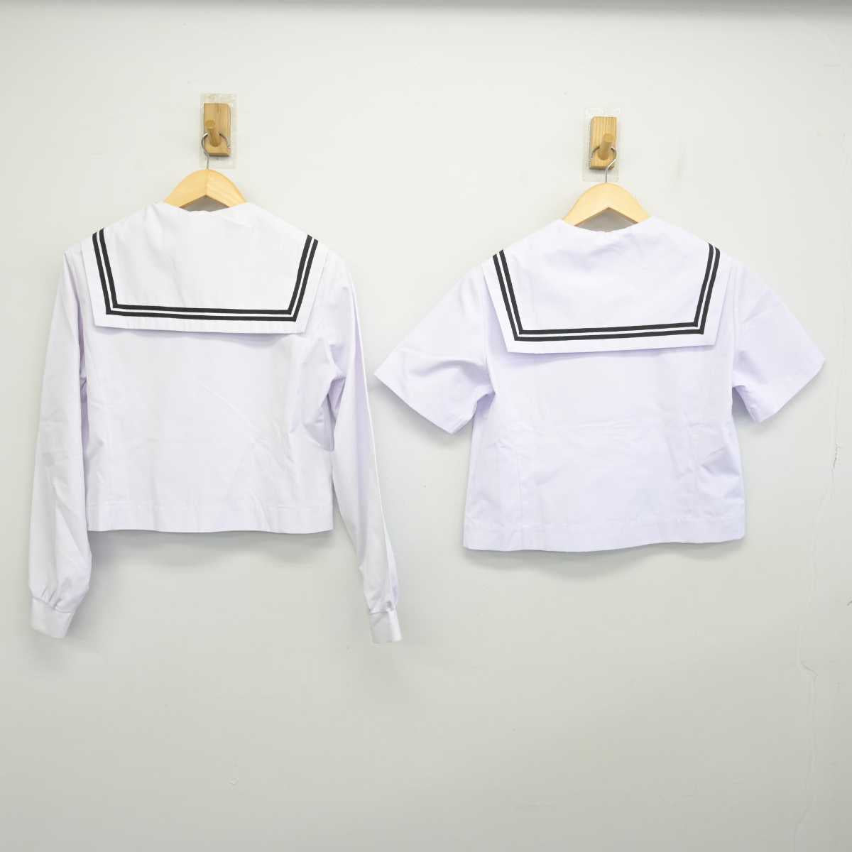 【中古】愛知県 大府北中学校 女子制服 2点 (セーラー服) sf052575