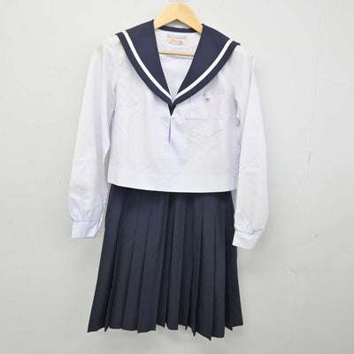 【中古】愛知県 刈谷北高等学校 女子制服 4点 (セーラー服・スカート・その他アイテム) sf052577