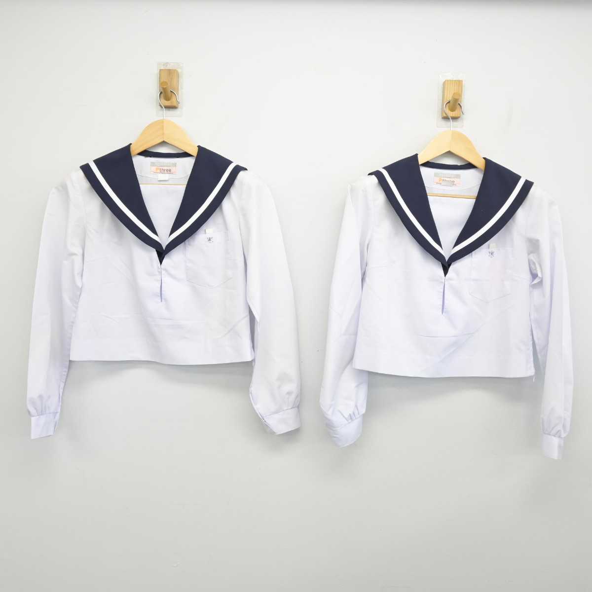 【中古】愛知県 刈谷北高等学校 女子制服 4点 (セーラー服・スカート・その他アイテム) sf052577