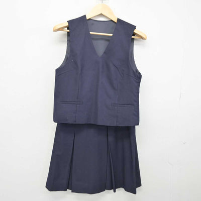 【中古】東京都 日比谷高等学校 女子制服 4点 (ブレザー・ベスト・スカート) sf052592