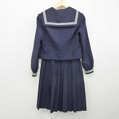 【中古】北海道 問寒別小中学校 女子制服 3点 (セーラー服・スカート) sf052604