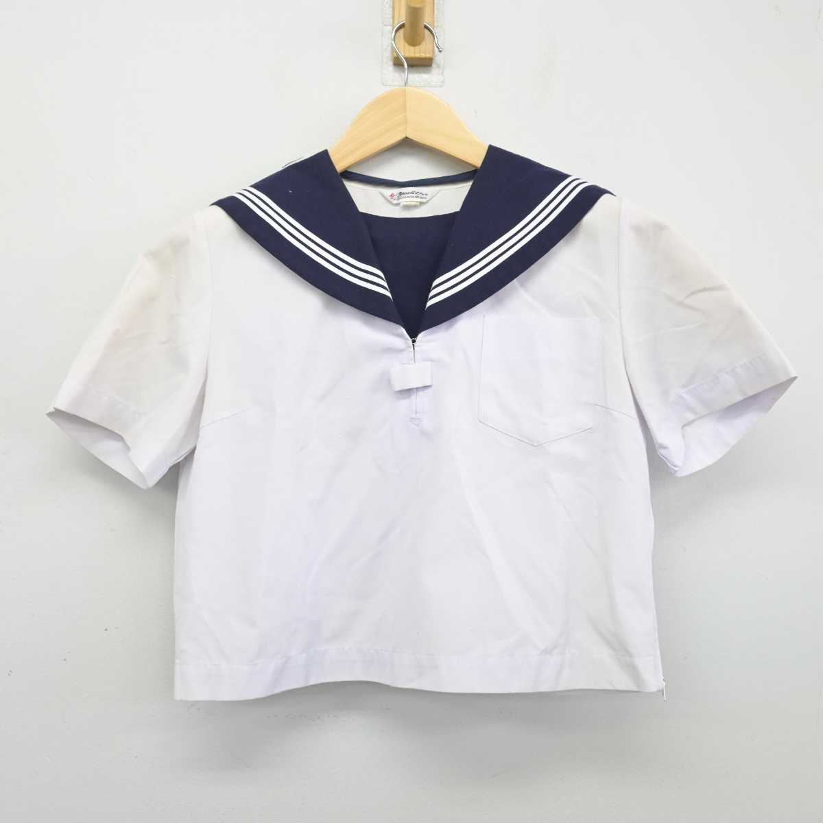 【中古】北海道 問寒別小中学校 女子制服 2点 (セーラー服・セーラー服) sf052605