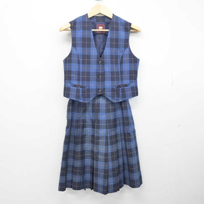 【中古】北海道 稚内高等学校 女子制服 4点 (ブレザー・ベスト・スカート) sf052607