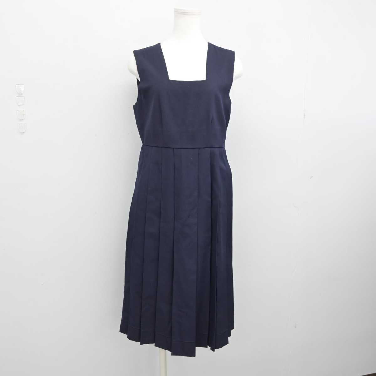 【中古】福岡県 福岡女学院中学校・高等学校 女子制服 3点 (セーラー服・ジャンパースカート) sf052616