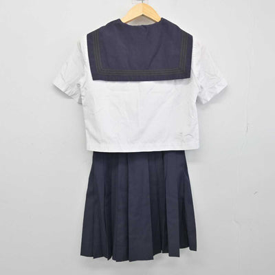 【中古】埼玉県 さいたま市立浦和高等学校 女子制服 3点 (セーラー服・スカート) sf052623