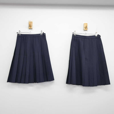 【中古】奈良県 飛鳥中学校 女子制服 3点 (ブレザー・スカート・スカート) sf052629