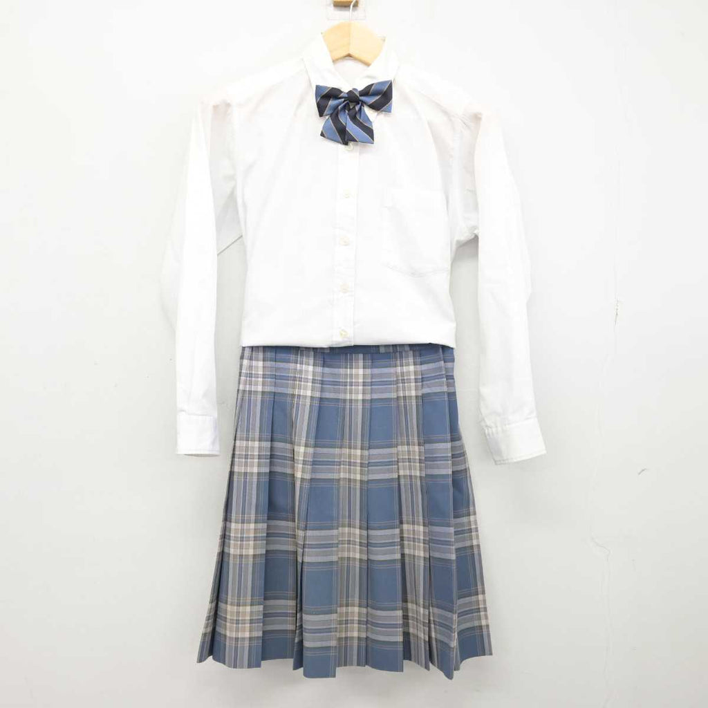 中古】神奈川県 金沢総合高等学校 女子制服 3点 (シャツ・スカート