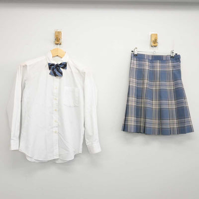 【中古】神奈川県 金沢総合高等学校 女子制服 3点 (シャツ・スカート) sf052636