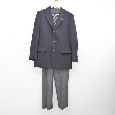 【中古】神奈川県 横浜栄高等学校 男子制服 5点 (ブレザー・ズボン) sf052637