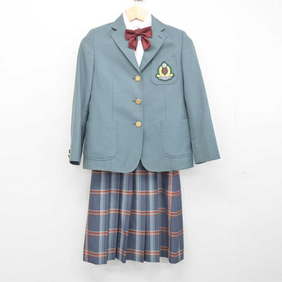 【中古】宮城県 広瀬中学校 女子制服 4点 (ブレザー・シャツ・スカート) sf052639