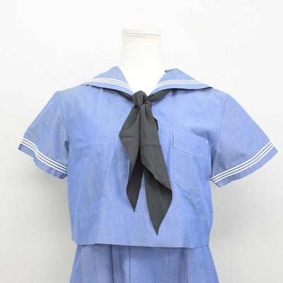 【中古】福岡県 福岡女学院中学校・高等学校 女子制服 3点 (セーラー服・ジャンパースカート) sf052646