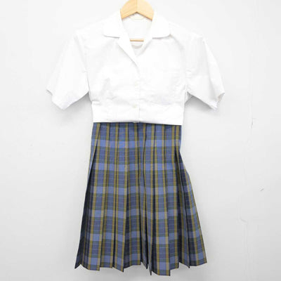 【中古】福島県 梁川高等学校 女子制服 3点 (シャツ・スカート) sf052650