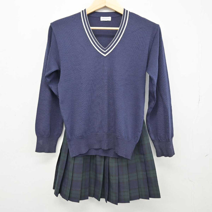 【中古】埼玉県 本庄第一高等学校 女子制服 2点 (ニット・スカート) sf052652 | 中古制服通販パレイド