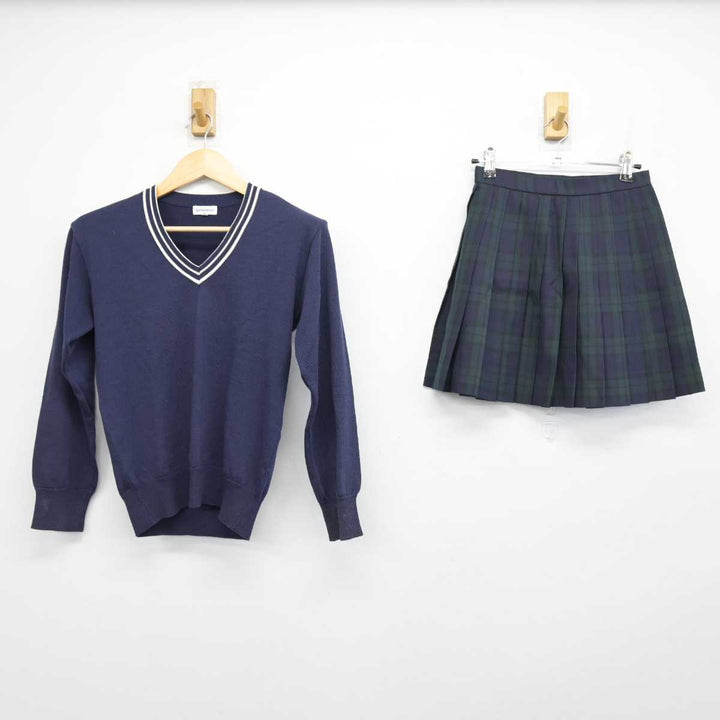 中古】埼玉県 本庄第一高等学校 女子制服 2点 (ニット・スカート) sf052652 | 中古制服通販パレイド