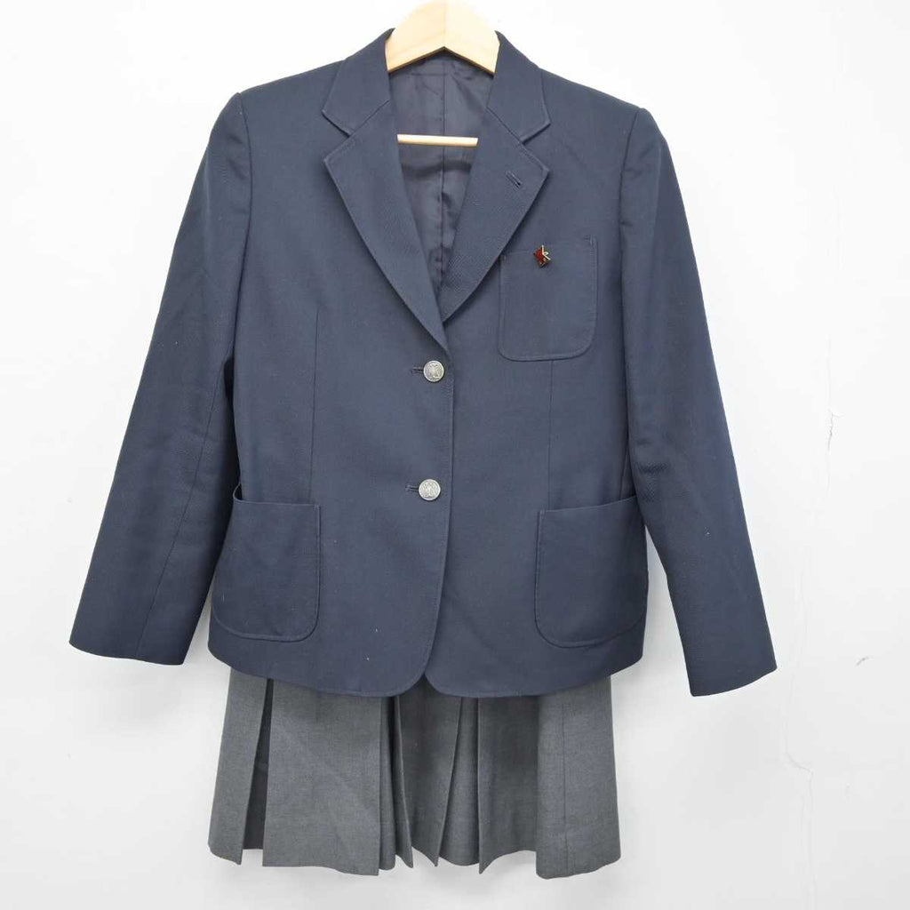 【中古】神奈川県 岸根高等学校 女子制服 3点 (ブレザー・スカート) sf052667 | 中古制服通販パレイド