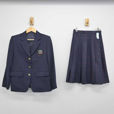 【中古】広島県 廿日市高等学校 女子制服 2点 (ブレザー・スカート) sf052669