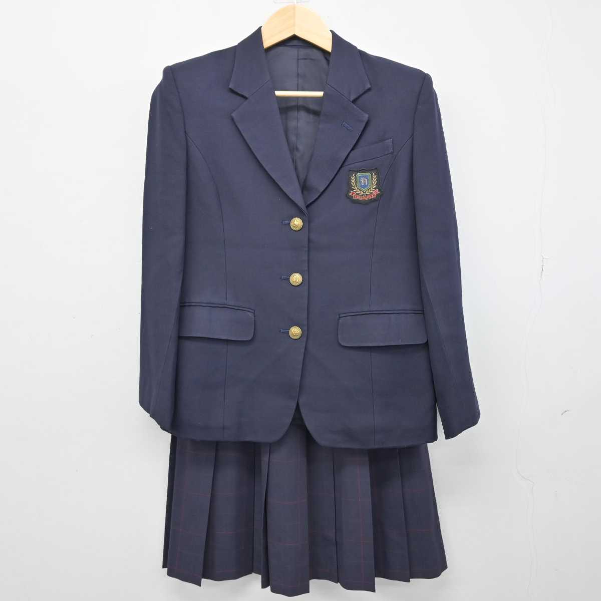 【中古】広島県 廿日市高等学校 女子制服 2点 (ブレザー・スカート) sf052670