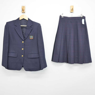 【中古】広島県 廿日市高等学校 女子制服 2点 (ブレザー・スカート) sf052670