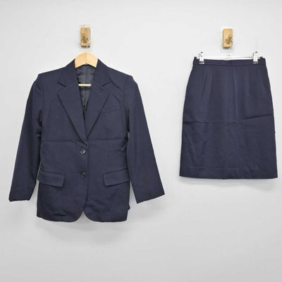 【中古】広島県 安田女子大学 女子制服 2点 (ブレザー・スカート) sf052671