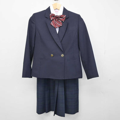 【中古】栃木県 泉が丘中学校 女子制服 4点 (ブレザー・シャツ・スカート) sf052672