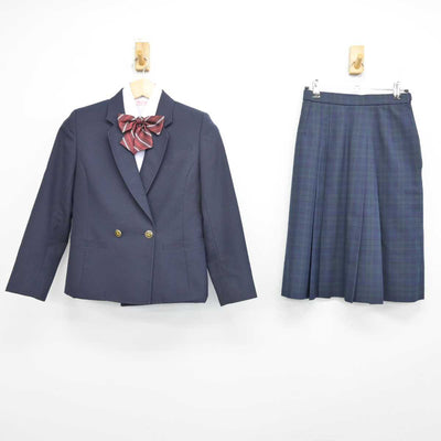 【中古】栃木県 泉が丘中学校 女子制服 4点 (ブレザー・シャツ・スカート) sf052672