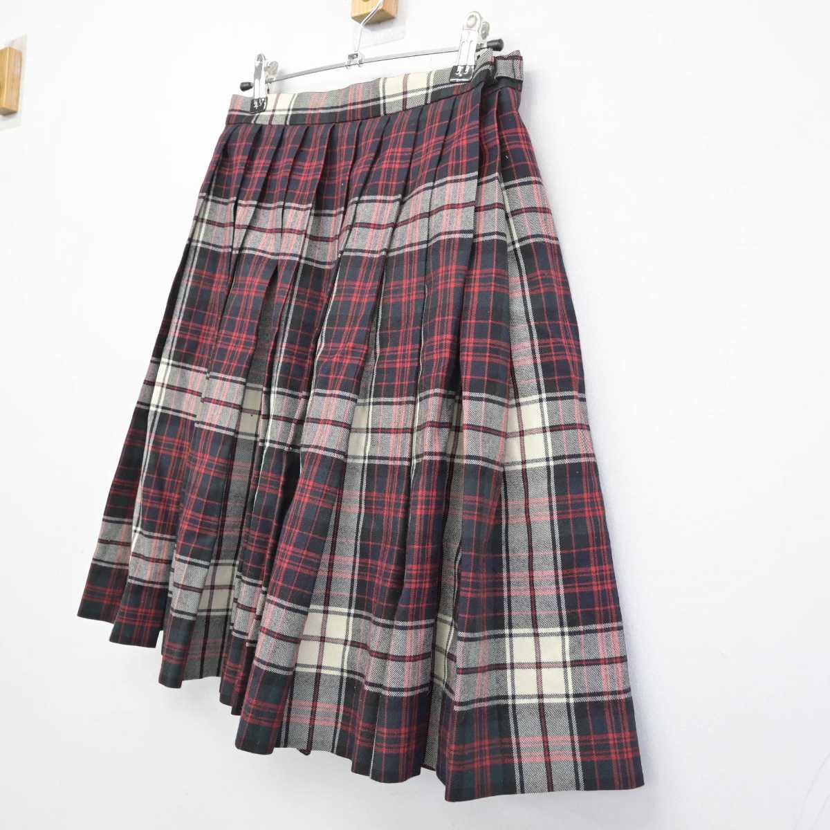 【中古】広島県 山陽女学園高等部 女子制服 1点 (スカート) sf052681