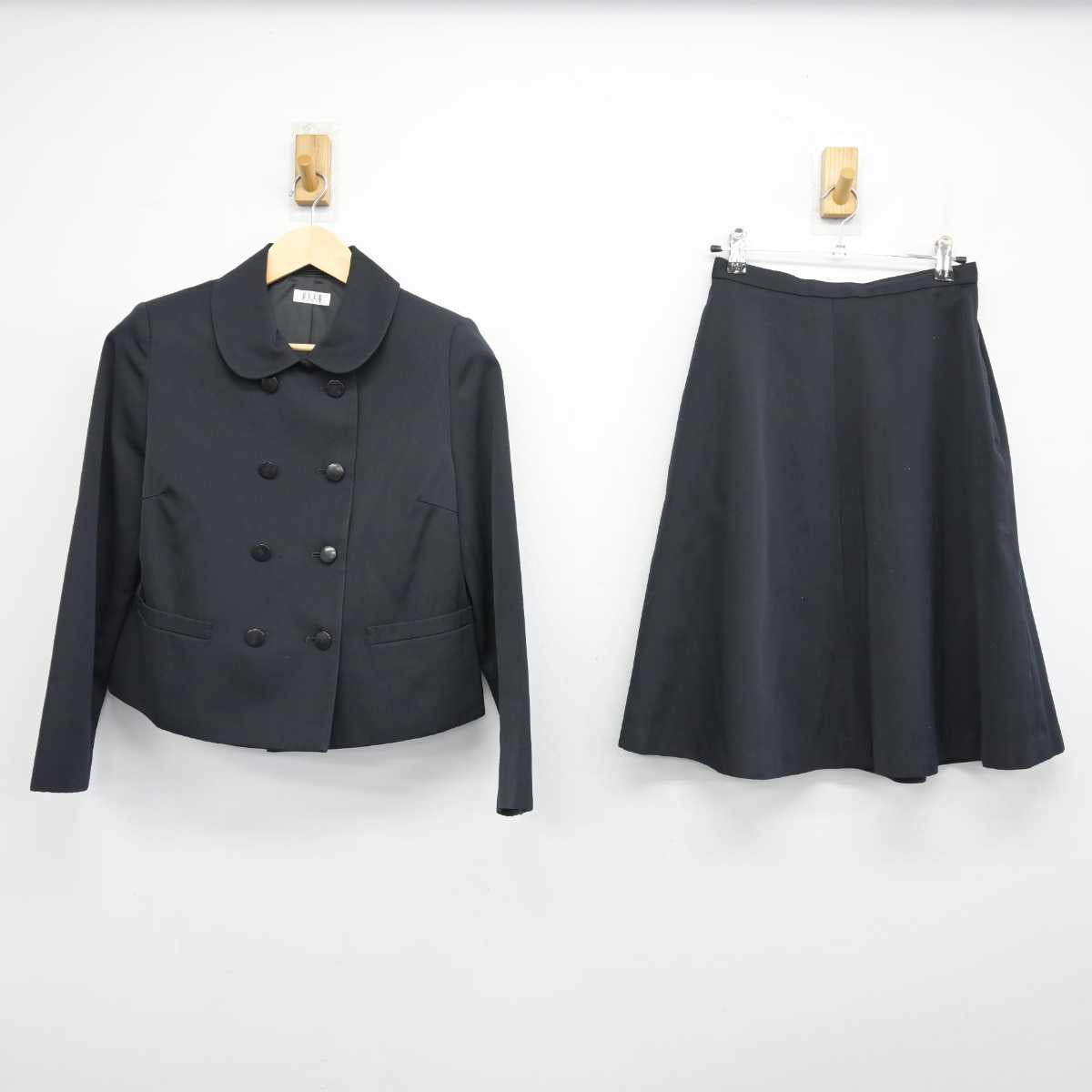 【中古】徳島県 富岡西高等学校 女子制服 2点 (ブレザー・スカート) sf052688