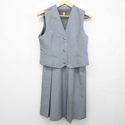 【中古】北海道 宮の丘中学校 女子制服 4点 (ブレザー・ベスト・スカート) sf052691