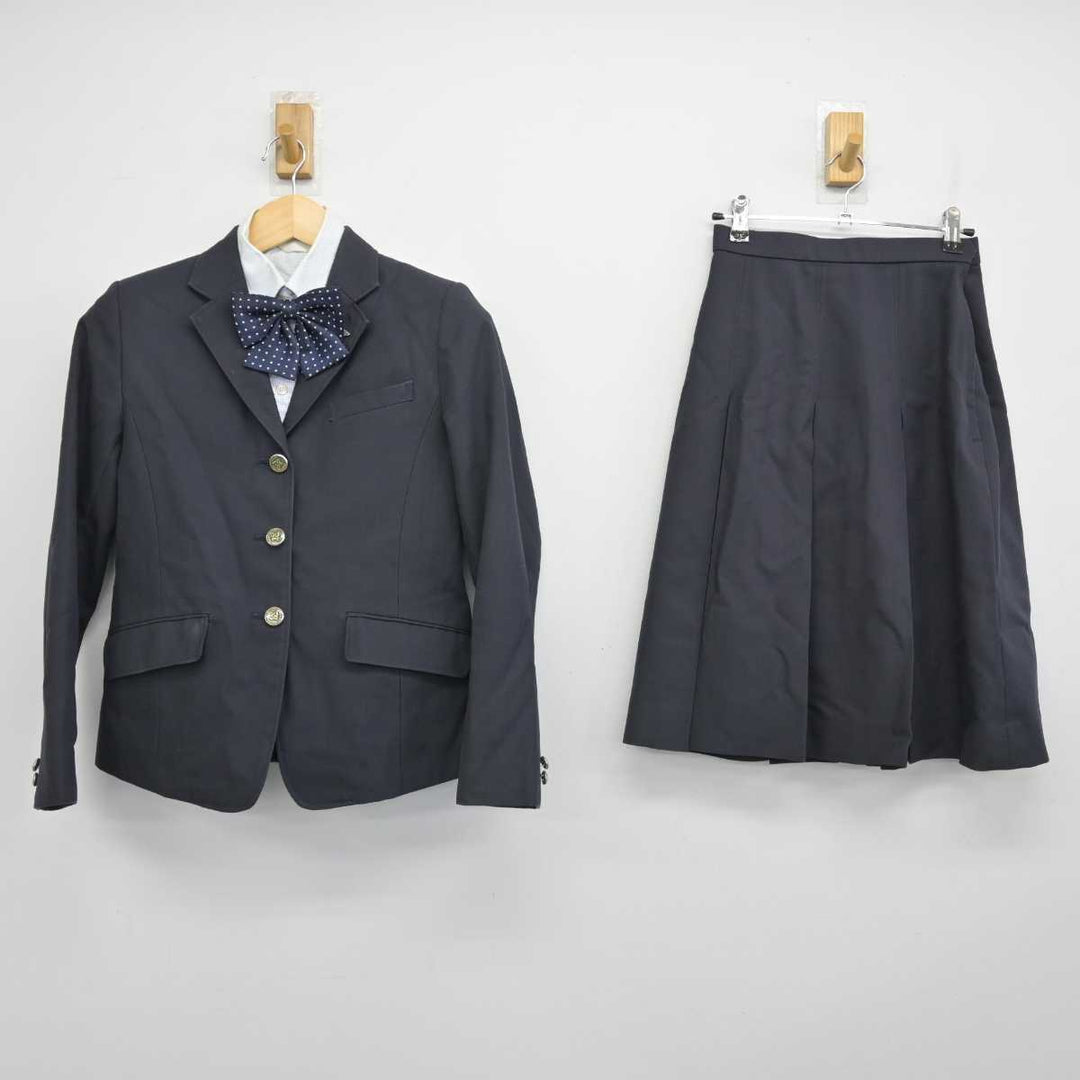 【中古】大阪府 長野高等学校 女子制服 5点 (ブレザー・シャツ・スカート) sf052692