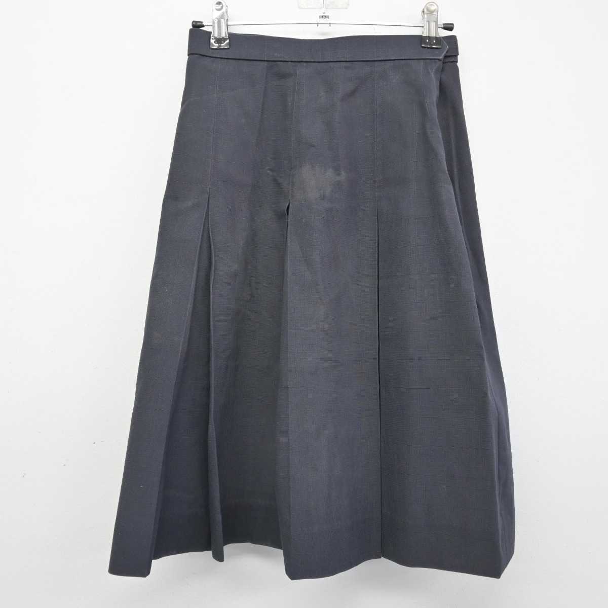 【中古】大阪府 長野高等学校 女子制服 3点 (シャツ・スカート) sf052693